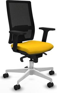 Sedia da ufficio Horna Piqueras y Crespo, modello 2D026N0, colore giallo