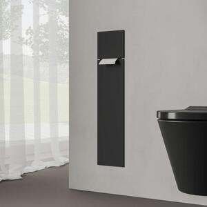 Kronenbach, modulo WC a incasso, 73 cm, con pannello frontale in vetro, apertura a sinistra