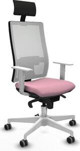 Sedia da ufficio Horna Piqueras y Crespo, modello 4B026G1, colore rosa