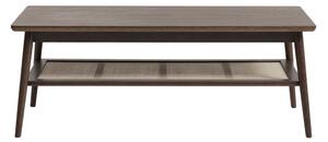 Tavolino marrone con piano in rovere 60x120 cm Barrali - Unique Furniture