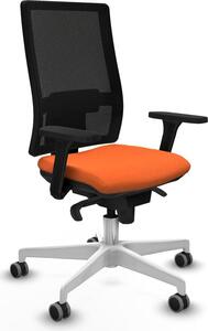 Sedia da ufficio Horna Piqueras y Crespo, modello 3D026G0, colore arancione
