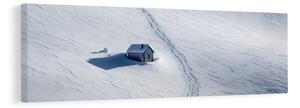 Quadro su tela – Favola invernale in montagna