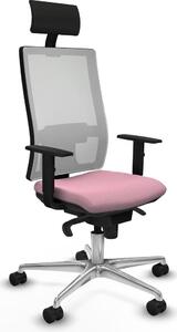 Sedia da ufficio Horna Piqueras y Crespo, modello 1D086N1, colore rosa
