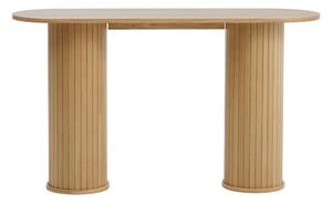 Tavolo consolle di colore naturale 40x130 cm Nola – Unique Furniture