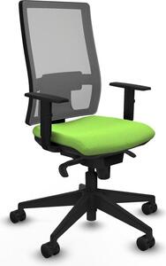 Sedia da ufficio Horna Piqueras y Crespo, modello 1D066N0, colore pistacchio