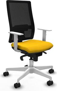 Sedia da ufficio Horna Piqueras y Crespo, modello 4B026N0, colore giallo