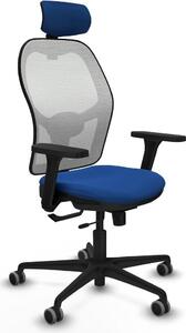 Sedia da ufficio con poggiatesta Jorquera Piqueras y Crespo 3D036G2 Blu