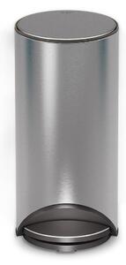 Cestino per la spazzatura color argento lucido in acciaio inox con pedale 30 l Arc – Joseph Joseph