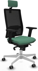 Sedia da ufficio Horna Piqueras y Crespo, modello 2D026G2, colore verde smeraldo