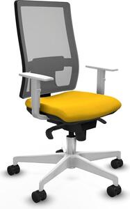 Sedia da ufficio Horna Piqueras y Crespo, modello 4B026N0, colore giallo