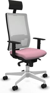 Sedia da ufficio Horna Piqueras y Crespo, modello 1D026N1, colore rosa