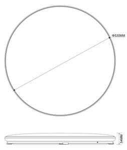Zuma Line JE-DHR-0530-CH - Plafoniera LED dimmerabile OMAR LED/48W/230V cromo