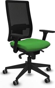 Sedia da ufficio Horna Piqueras y Crespo, modello 3D066G0, colore verde