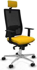 Sedia da ufficio Piqueras y Crespo 1D086N2 Giallo
