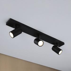 Paulmann Faretto da soffitto Zyli nero lunghezza 60 cm a 2 luci IP44 Zyli, dimmerabile, Nero, Bagno, Metallo, Moderno