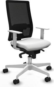 Sedia da ufficio Horna Piqueras y Crespo, modello 4B026N0, colore bianco