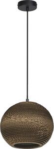 Ledvance - Lampadario a sospensione con filo DECOR CARDBOARD 1xE27/15W/230V diametro 26 cm