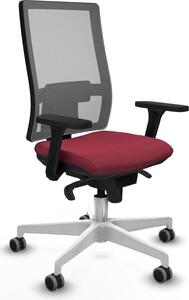 Sedia da ufficio Horna Piqueras y Crespo, modello 3D026G0, colore granata