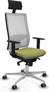 Sedia da ufficio Horna Piqueras y Crespo, modello 1D086G1, colore verde