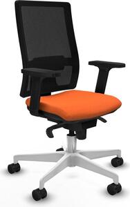 Sedia da ufficio Horna Piqueras y Crespo modello 2D026N0, colore arancione
