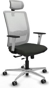 Sedia da ufficio Piqueras y Crespo, modello 1B086G2, colore nero