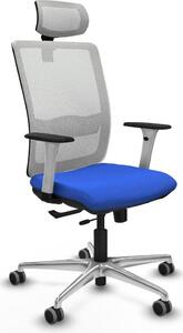 Sedia da ufficio Piqueras y Crespo, modello 1B086G2, colore blu