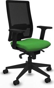 Sedia da ufficio Horna Piqueras y Crespo, modello 2D066N0, colore verde
