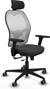 Sedia da ufficio con poggiatesta Jorquera Piqueras y Crespo 3D036G2 Grigio scuro