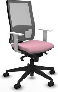 Sedia da ufficio Horna Piqueras y Crespo, modello 4B066N0, colore rosa