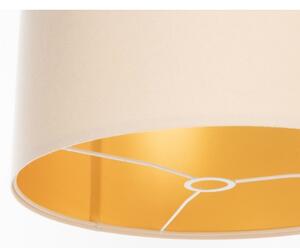 Paralume universale STANDART E27 diametro 45 cm color crema/oro