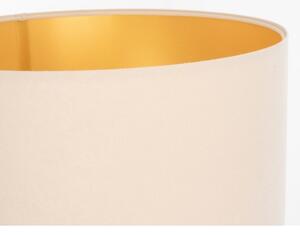 Paralume universale STANDART E27 diametro 45 cm color crema/oro