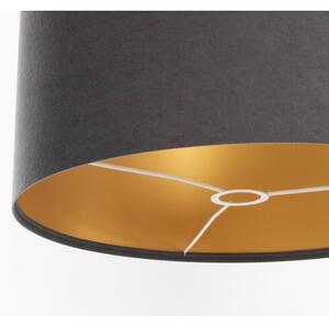 Paralume universale STANDART E27 diametro 45 cm grigio/oro