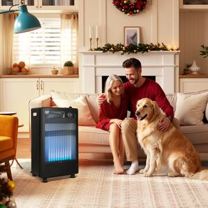Ikodm, stufa a gas pieghevole da 3,8 kW con sistema di sicurezza anti-ribaltamento, protezione contro la fiamma e tecnologia ODS (Oxygen Depletion Safety)