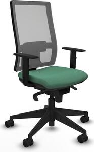 Sedia da ufficio Horna Piqueras y Crespo, modello 1D066N0, colore verde smeraldo