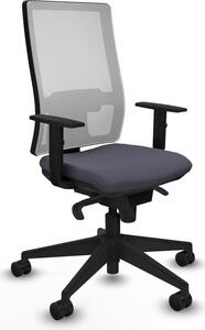 Sedia da ufficio Horna Piqueras y Crespo, modello 1D066N0, colore grigio scuro