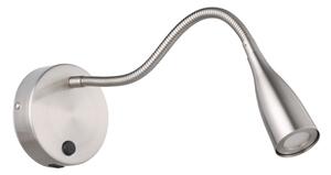 Eglo 901783 - Lampada da parete flessibile con USB OLIVANDINO LED/3,8W/230V cromo