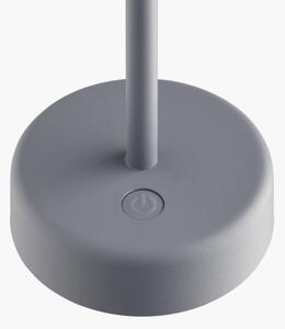 Nordlux - Lampada da tavolo ricaricabile dimmerabile per esterni ELLEN LED/2,8W/3,7V IP44 grigio