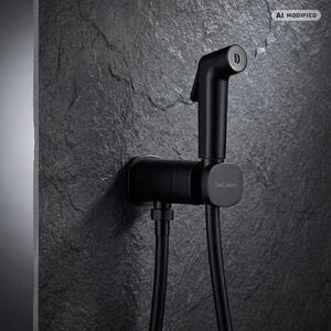 PaulGurkes bidet a incasso nero opaco doccia a spruzzo