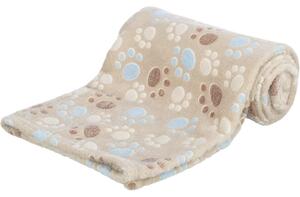 Coperta per cani beige in lana di pecora 75x50 cm Trixie Laslo – Plaček Pet Products