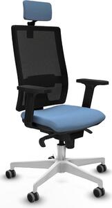 Sedia da ufficio Piqueras y Crespo 2D026G2, colore blu cielo