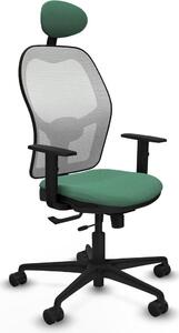 Sedia da ufficio con poggiatesta Jorquera Piqueras y Crespo 1D036N1 Verde smeraldo