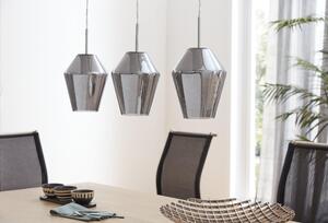EGLO lampada a sospensione MURMILLO cromo e nero 96774