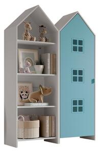 Armadio a giorno bianco e azzurro per bambini 115x171,5 cm CASAMI BRUGES - Vipack