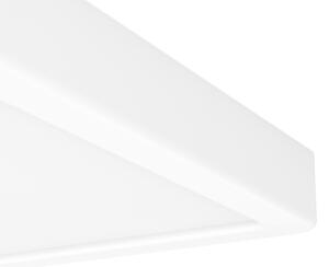 Eglo 901378 -LED RGBW dimmerabile, plafoniera con vetro fumé FUEVA-Z LED/10,5W/230V 22x22cm IP44 bianco