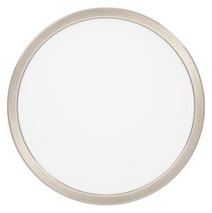 Eglo 901382 - LED RGBW dimmerabile plafoniera con vetro fumé FUEVA-Z LED/14,3W/230V 27,8cm IP44 cromo