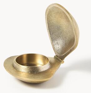 Portacandela in ottone Clam
