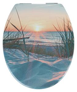 Sedile per wc con chiusura automatica 37,5 x 45 cm Sunset - Allstar