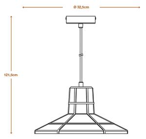 LEDVANCE Lampada a sospensione Concrete Sala, cemento, grigio scuro