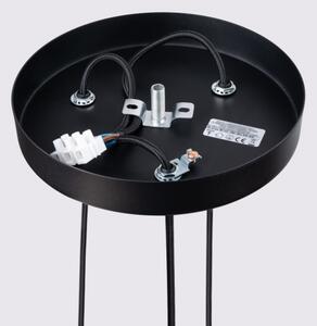 Brilagi - Lampadario a sospensione con cavo CRESTO 3xGU10/10W/230V nero