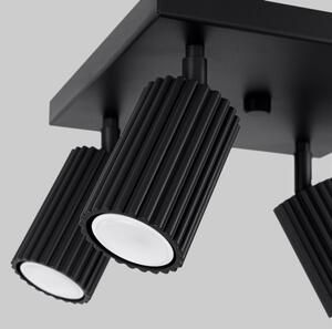 Sollux SL.1583 - Faretto KARBON 4xGU10/10W/230V nero